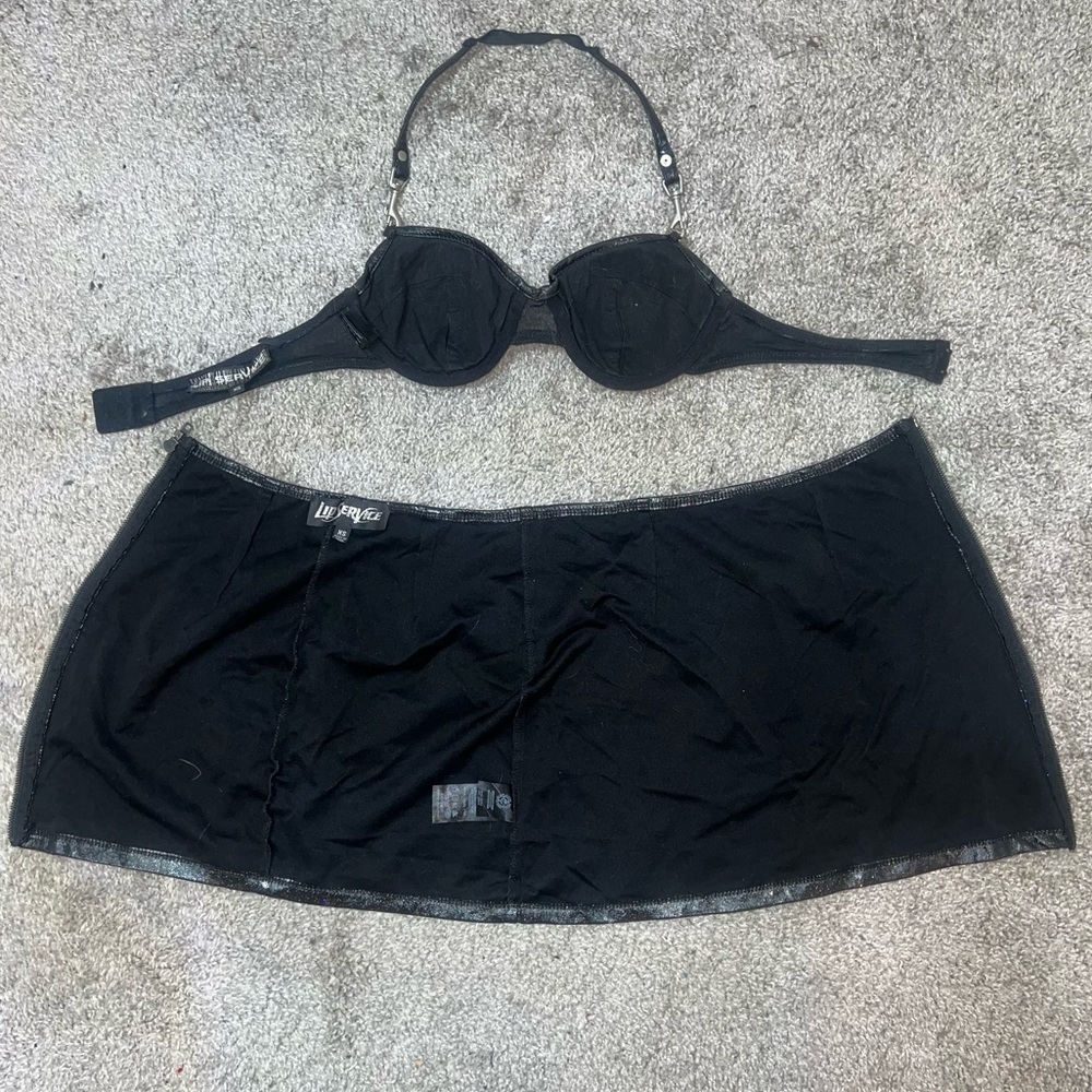 Lip Service black pleather set - Picture 9 of 12